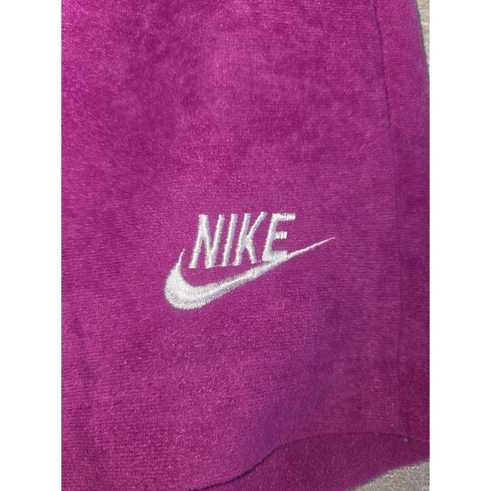 Vintage 90s Nike Warm Up Tracksuit Set Pink Magenta USA Made Jacket Shorts Small - Picture 10 of 16